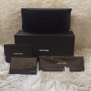Authentic tom Ford sunglasses case and box